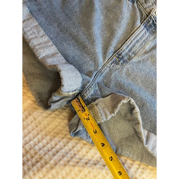 BDG Urban Outfitters Rolled Classic Mom High Rise Denim Shorts Size 27 Summer - Picture 9 of 12